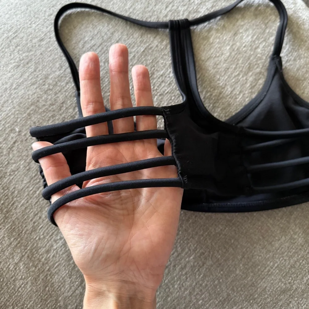 Black Sports Bra | Bikini Top